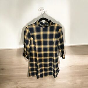NWT Lumiere flannel mini dress/tunic, size M.